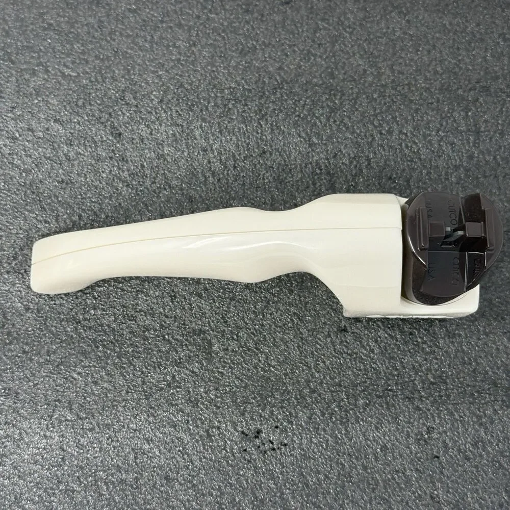 CUTCO White Brown Knife Sharpener Manual Handheld Pull Through Instructions